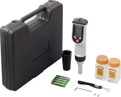 Immagine prodotto di VOLTCRAFT KBM-90 Misuratore combinato di conducibilità, particelle disciolte (TDS), salinità, temperatura (KBM-90)