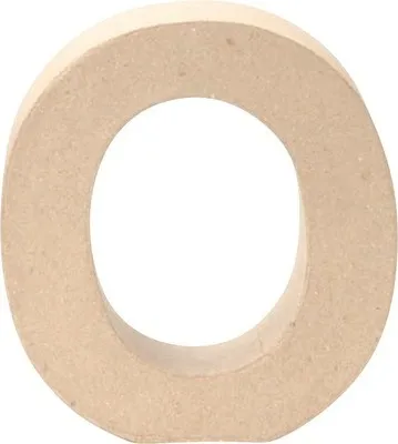Produktbild von Glorex Papp-Buchstabe O 17,5 x 5,5 cm