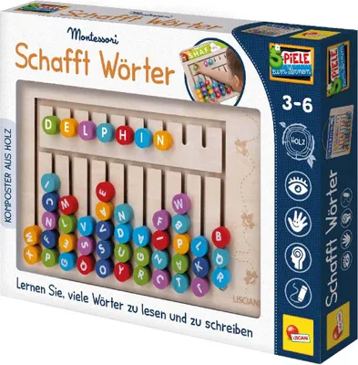 Produktbild von Lisciani Montessori Schafft Wörter