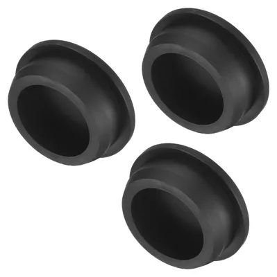 T-förmige Silikonstopfen, Ø 46,3 mm, schwarz, 3 Stück