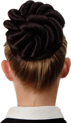 Produktbild von WIG ME UP Dutt Haarknoten geflochten große Locken Schwarz-Rot-Mix N794-1SP99J