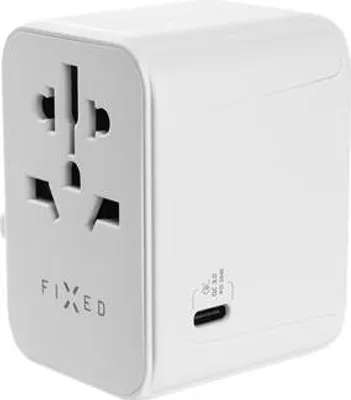 Image de FIXED Fixed | Voyager World Adapter | FIXCT30-1C2A-WH | USB-A/USB-C | Travel Adapter