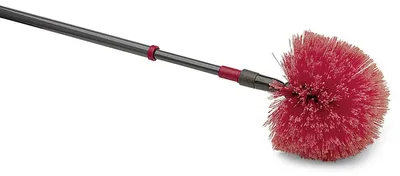 Produktbild von Staubbesen Staubwedel Kehrbesen - Teleskopstiel bis 170 cm - Kugelkopf 20 cm - Metall