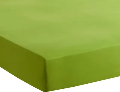 Produktbild von Traumschlaf Feinjersey Kinder-Baby Spannbetttuch 70x140 cm apfelgrün