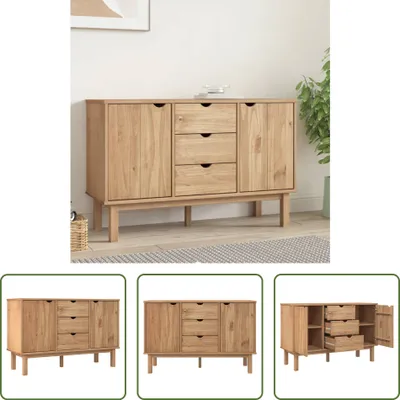 Obrázek produktu pro The Living Store Příborník OTTA 113,5x43x73 cm Borovicový masiv