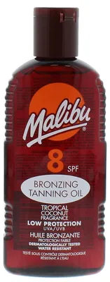 Productafbeelding van Malibu Tanning Oil bruiningsolie SPF8 200 ml