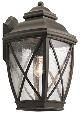 Produktbild von Elstead Tangier Außen-Wandleuchte E27 43cm Ältere Bronze IP44
