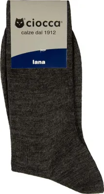 Image de 1 paire de chaussettes courtes pour homme, 80 % laine, CIOCCA, référence 888/1, taille 13 - pointure 46, 80 % laine, 20 % polyamide