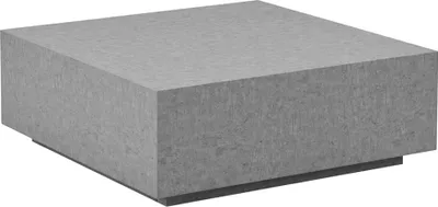 Produktbild von HOME DELUXE - Couchtisch Amiri XL - Farbe: Grau, Größe: 95 x 95 cm, MDF Platte, bereits fertig montiert I Wohnzimmertisch Beistelltisch Sofatisch