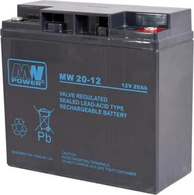 Immagine prodotto di MW 20-12: batteria AGM 12V/20Ah 181*77*167 (M5)