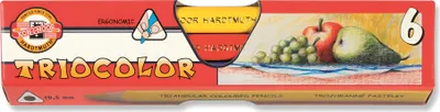 Produktbild von Buntstifte Triocolor  Jumbo / Schulfarbstifte   6er Pack