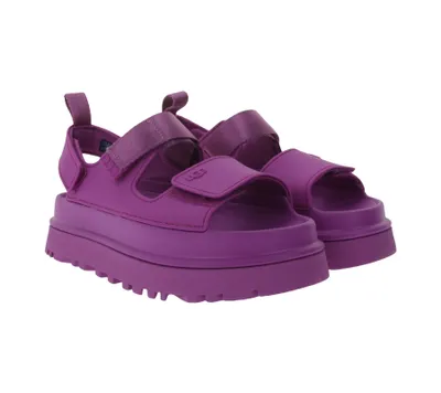 Produktbild von UGG Australia Goldenglow Damen Plateau-Sandale Sandalette mit Klettverschluss 1152685-MGS Pink, Größe:36