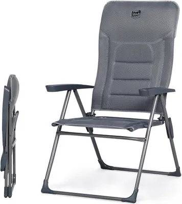Produktbild von Faltbarer Campingstuhl – Verstellbar und komfortabel – 1 Stück – Grau