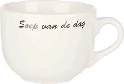 Produktbild von Cosy & Trendy Suppenschale Suppe des Tages Weiß ø 11 cm / 500 ml