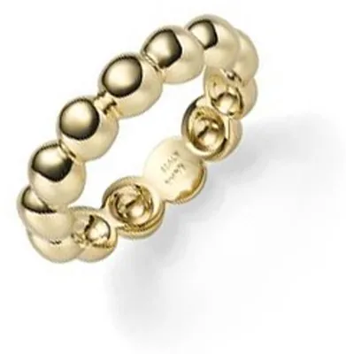 Produktbild von Ring Damenring Halbkugel aus 585 Gold Gelbgold Fingerring 5mm breit Innenumfang 54mm Ø17.2mm