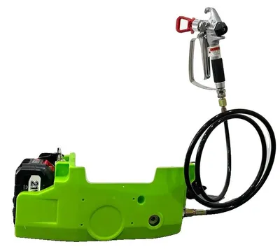 Productafbeelding van Luchtloze verfspuit, hoge druk, 21V lithium-accu, met TWEE accu's