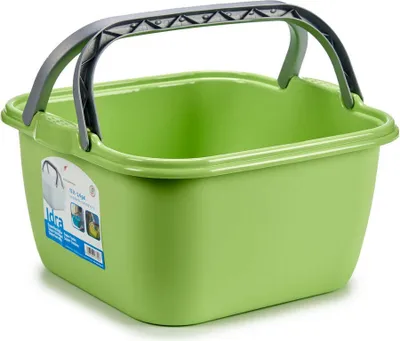 Produktbild von quadratisches Spülbecken IDRA 35cm (13l) mit Griffen PH mix colors