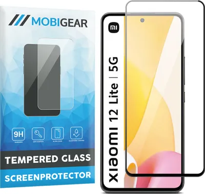 Produktbild von Mobigear Premium  Xiaomi 12 Lite Panzerglas Gehärtetes Glas Displayschutz - Hüllenfreundlich