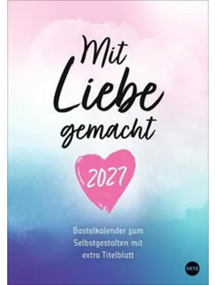 Immagine prodotto di Calendario creativo "Fatto con amore" A4 2027