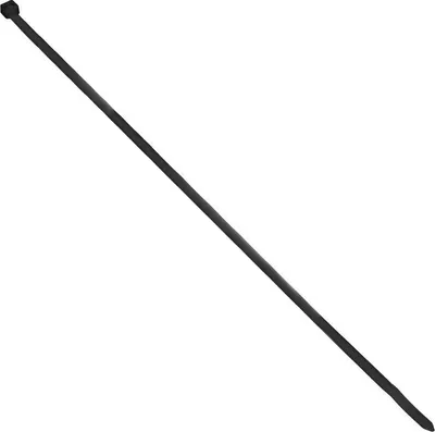 Image de Colliers de serrage, noirs, résistants aux UV, largeur 7,5 mm, longueur 500 mm, 25 pièces.