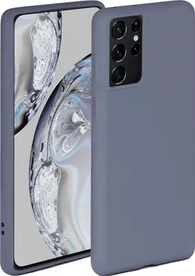 Produktbild von Soft-Case für Samsung Galaxy S21 Ultra, Farbe:Lavendelgrau