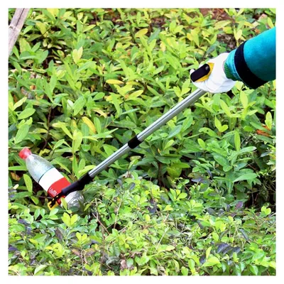 Produktbild von Aluminium Greifzange, faltbare Müllzange mit 82 cm Greifarm und verstellbarem Arm