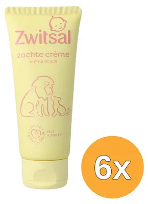 Produktbild von 6 x Zwitsal Feuchtigkeitscreme (100 ml)