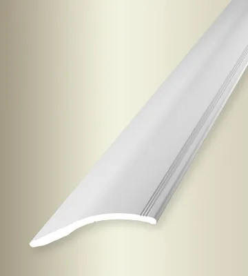 Produktbild von PROVISTON | Übergangs- & Ausgleichsprofil | Aluminium | 40 x 1000 mm | Weiß | Bodenprofil | Metallprofil | Übergangsschiene