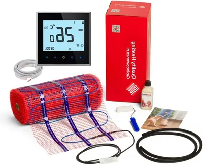 Image de Système de chauffage au sol électrique - Amélioration du confort - Inclut un thermostat programmable - Dimensions : 5 x 30 x 15 cm