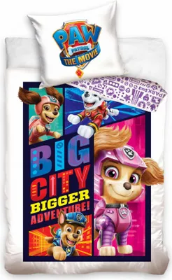 Produktbild von Carbotex Bettbezug Bettwäsche Set Paw Patrol Movie 140x200