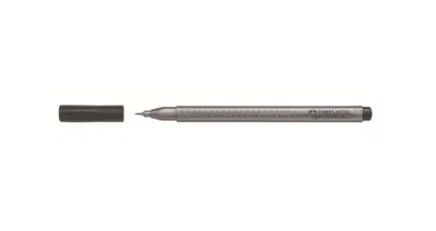 Zdjęcie produktu dla Cienkopis Grip czarny (10szt) FABER CASTELL