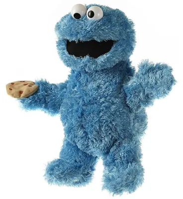Produktbild von Living Puppets Sesamstraße Handpuppe Krümelmonster 37 cm