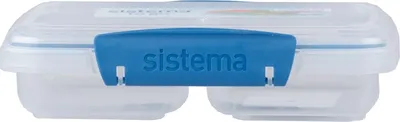 Obrázek produktu pro Sistema® TO GO™ Krabička na svačinu se 2 oddíly 350 ml, modrá