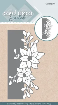 Produktbild von Card Deco - Stanzschablone - Bordüren - Floral