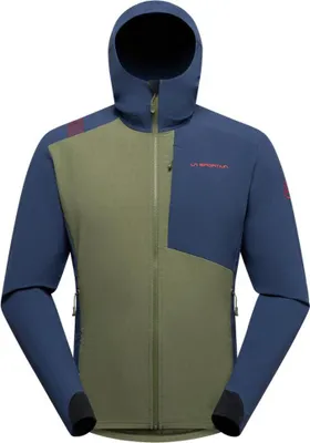 Zdjęcie produktu dla Kurtka Descender Storm Jkt M, Cypress/Night Sky, rozmiar S, ZASF031E47B46S, polar męski do narciarstwa wysokogórskiego – La Sportiva