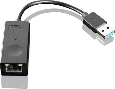 Zdjęcie produktu dla Lenovo 03X6840, RJ-45, USB 2.0 Type-A, Czarny