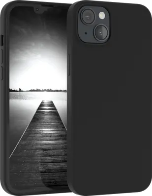 Produktbild von EAZY CASE Silikonhülle für Apple iPhone 14 Plus Silikon Backcover Schutz in Schwarz