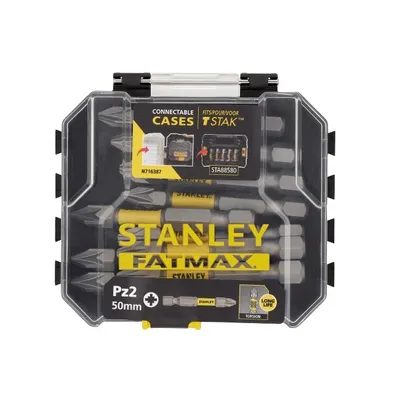 Produktbild von Stanley STA88572 10-teiliges PZ2-Schlagschrauber-Bit-Set 50 mm