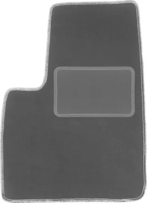 Produktbild von Fahrerfußmatte Velours graphit passend für Chrysler Pacifica (2003-2008, SUV) – mit Befestigungen – passgenau
