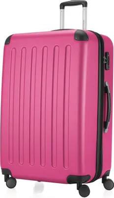 Produktbild von HAUPTSTADTKOFFER - Spree Großer Koffer erweiterbar XL Trolley Aufgabegepäck, Check-In Luggage Hardcase, Reisetrolley 4 Rollen, TSA, 75cm, 119 L,Pink