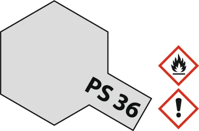 Produktbild von Tamiya PS-36 TRANSLUCENT SILBER Sprühfarbe 100ml für Polycarbonat ( L