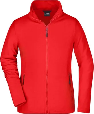 Produktbild von Klassische Fleece-Jacke mit Stehkragen red, Gr. XL