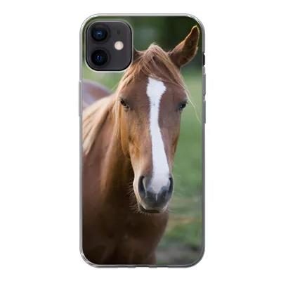 Produktbild von MuchoWow® Handyhülle Schutzhülle Hülle für iPhone 12 mini Pferd - Natur - Porträt Silikon Softcase Handy Hülle - Bild