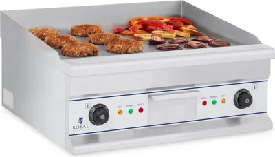 Obrázek produktu pro Expondo Royal Catering dvojitá elektrická grilovací deska – 60 cm – hladká – 2 × 4 000 W