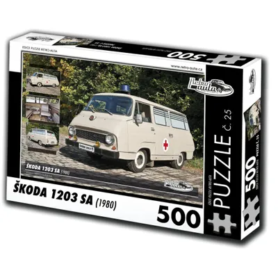 Image de RETRO-AUTA Puzzle n° 25 Skoda 1203 SA (1980) 500 pièces