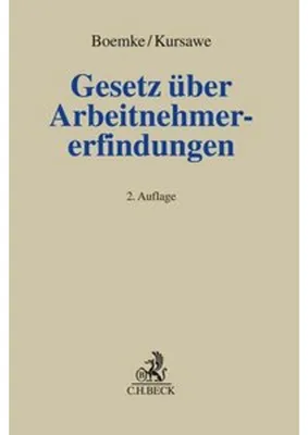 Produktbild von Gesetz über Arbeitnehmererfindungen
