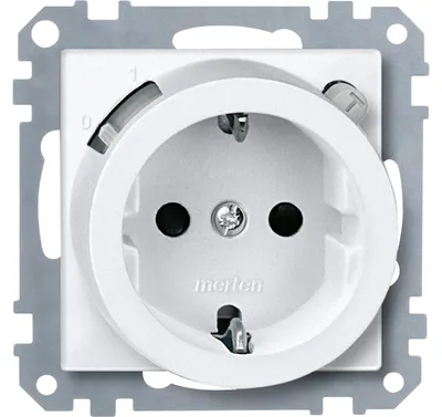 Productafbeelding van MERTEN 232819 FI-SCHUKO veiligheidsstopcontact (232819)