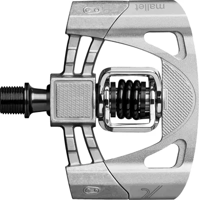 Zdjęcie produktu dla Crankbrothers Mallet 2, Mountain bicycle (MTB), Aluminium, Srebrny, Pedały platformowe, 508 g, 2 szt.