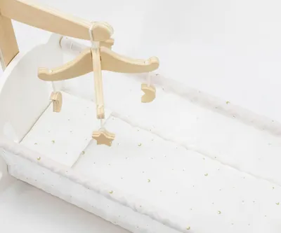 Image de VIGA PolarB Berceau en bois pour poupées
