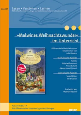 Obrázek produktu pro 'Malwines Weihnachtswunder' im Unterricht